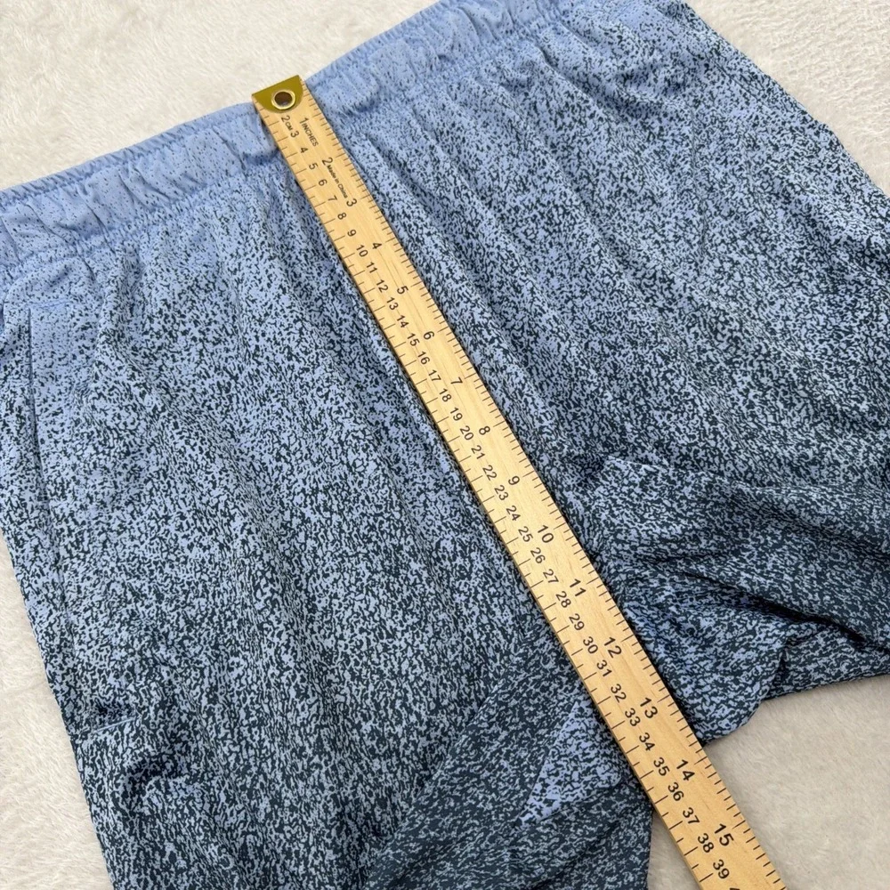 NIKE MENS BLUE BASKETBALL DRI-FIT SHORTS SIZE MEDIUM EUC ALL OVER PRINT Splatter